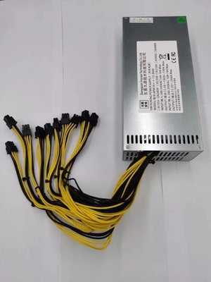 Bộ cấp nguồn 2U 2000W Asic Miner với đầu ra kết nối 10x6PIN